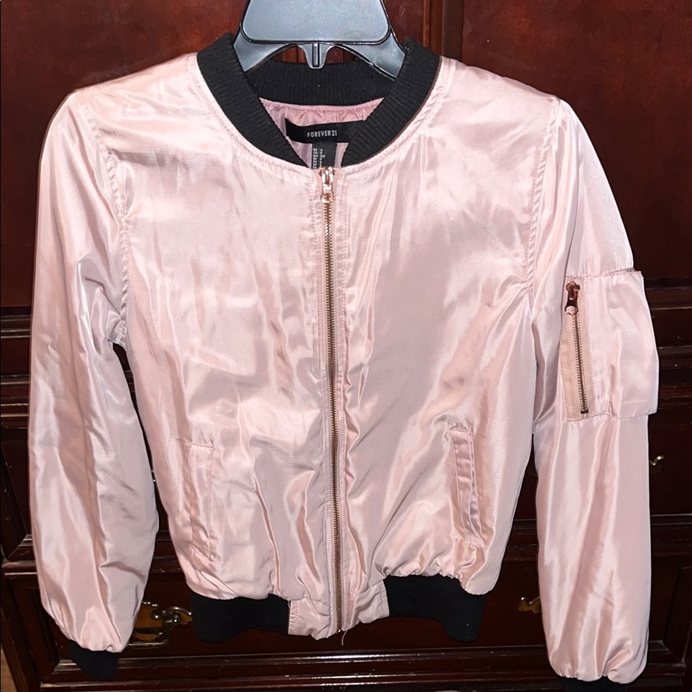 Forever 21 Pink Kids Puffer Jacket